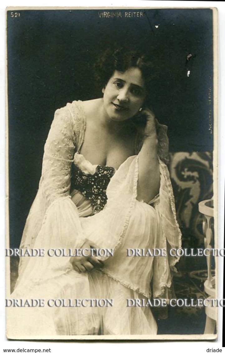 CARTOLINA ATTRICE VIRGINIA REITER ACTRESS - Attori