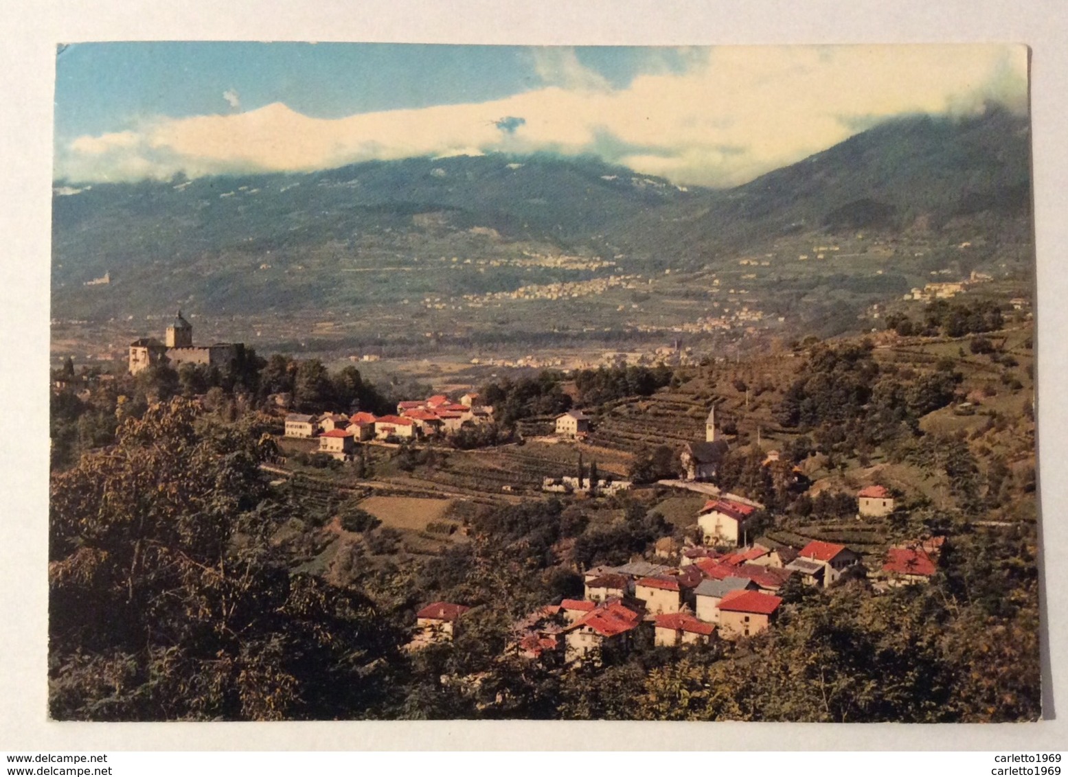 FRACENA - VALSUGANA PANORAMA CON IVANO E CASTEL IVANO  VIAGGIATA FG - Trento