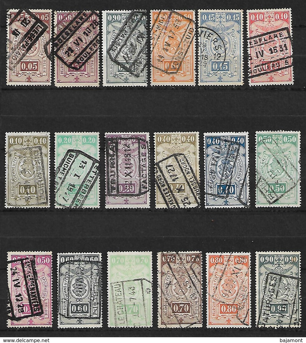 BELGIQUE. LOT DE 32 COLIS POSTAUX.. - Other & Unclassified