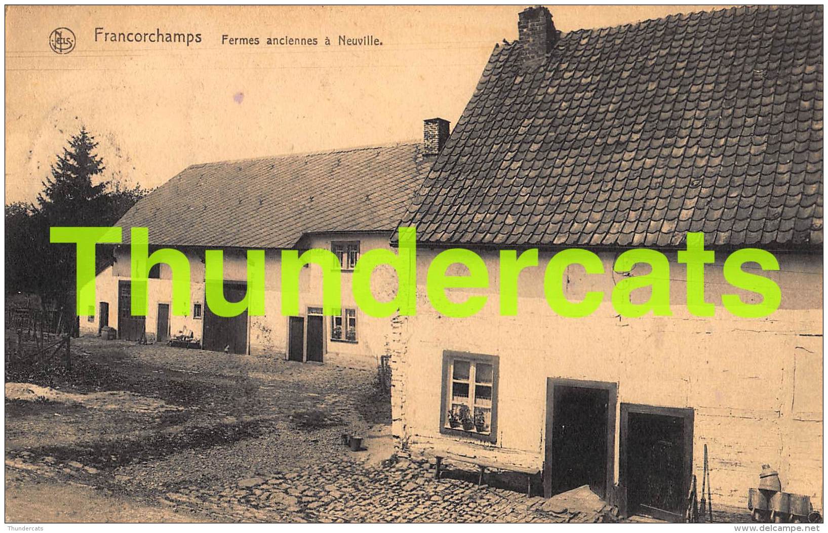 CPA FRANCORCHAMPS  FERMES ANCIENNES A NEUVILLE - Stavelot