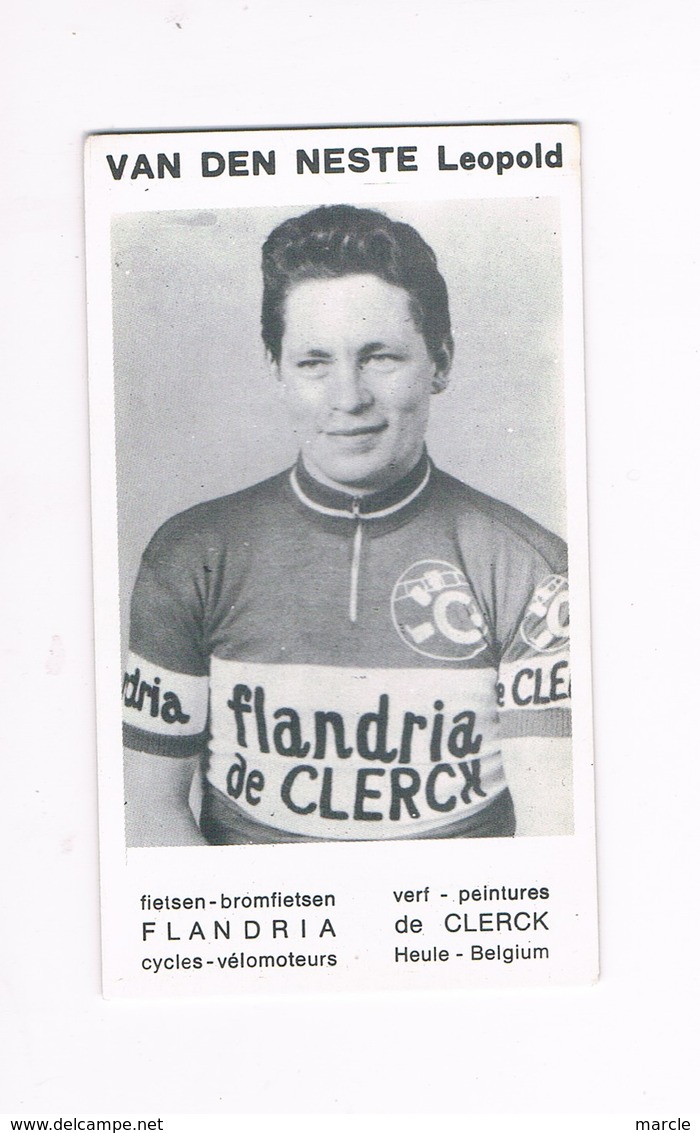 VAN DEN NESTE Leopold  Wielrenner Coureur Cycliste  Flandria - Radsport