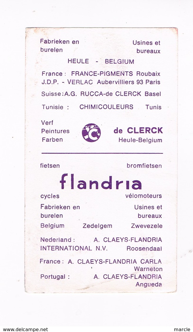 VANCLOOSTER Noël.  Wielrenner Coureur Cycliste  Flandria - Cyclisme