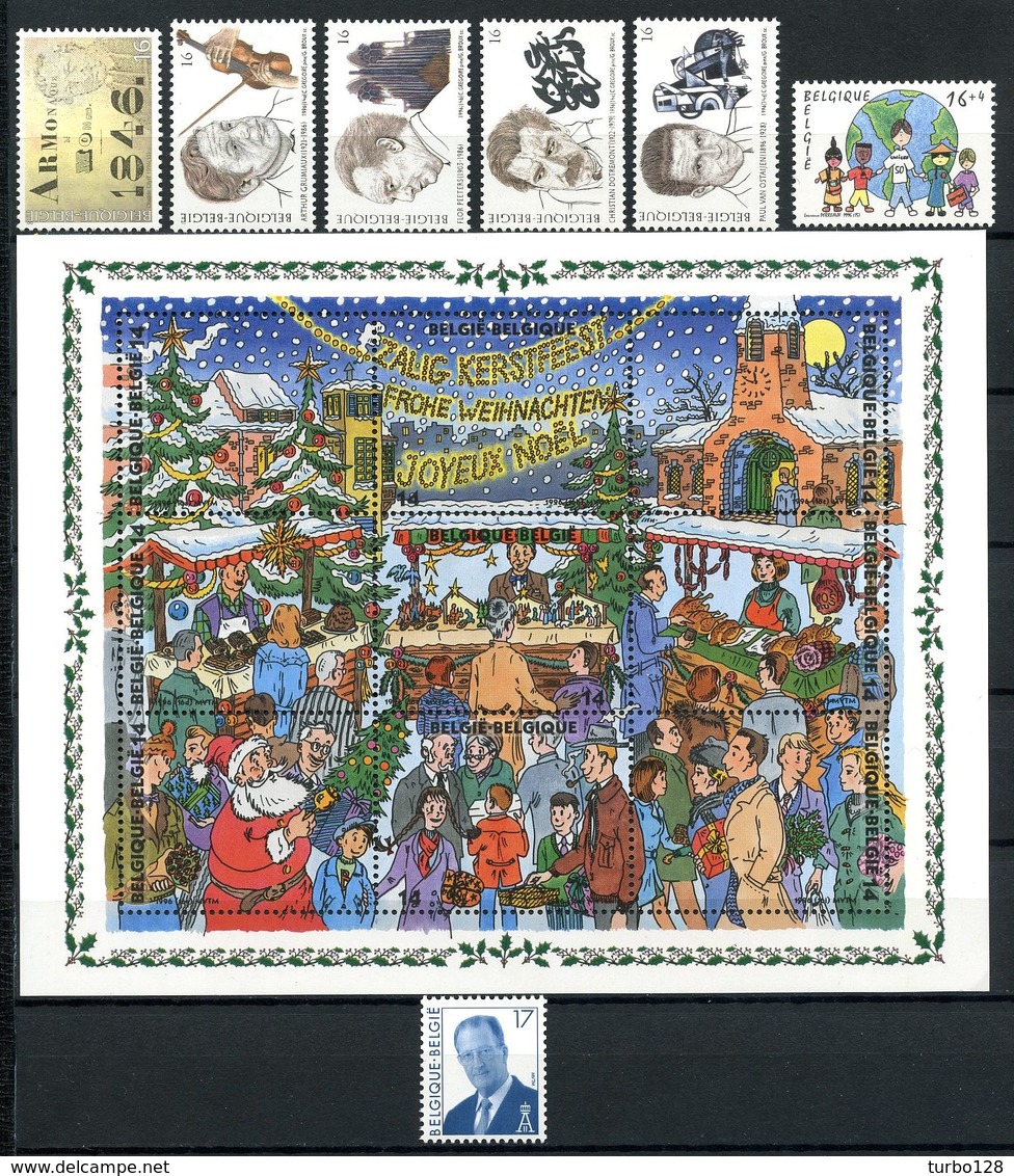 BELGIQUE Année 1996 Complète N° 2624/2680 ** Neufs MNH Luxe Cote 82,20 € Jahrgang Ano Completo Full Year - Unused Stamps