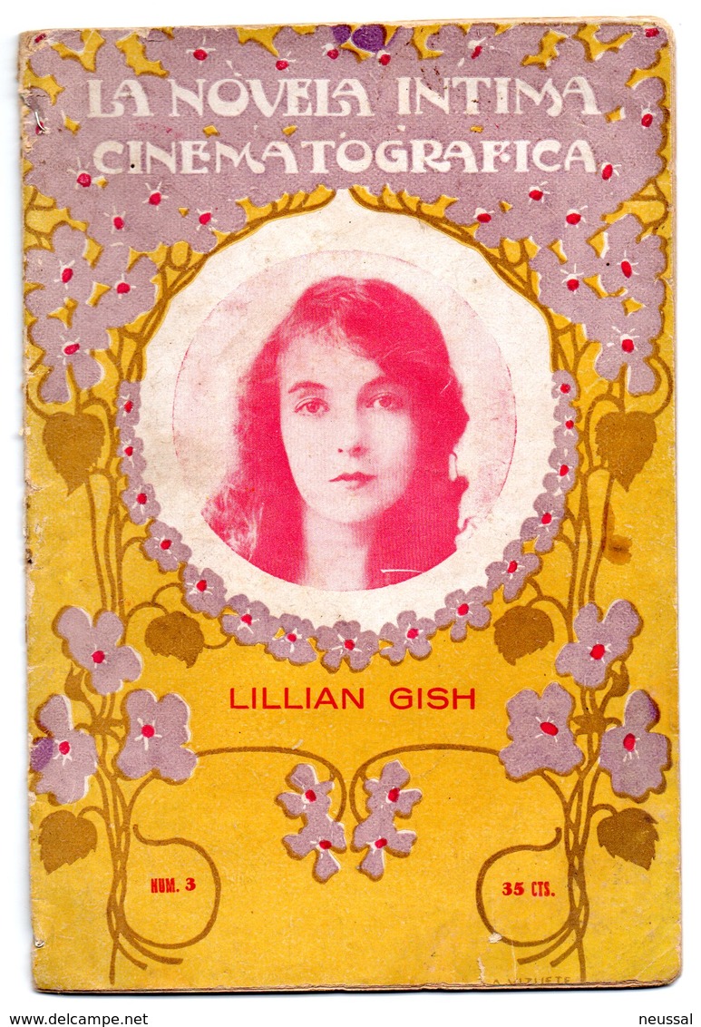 Librito De 30 Paginas  La Novela Intima Cinematografica  Lillian Gish. - Andere & Zonder Classificatie