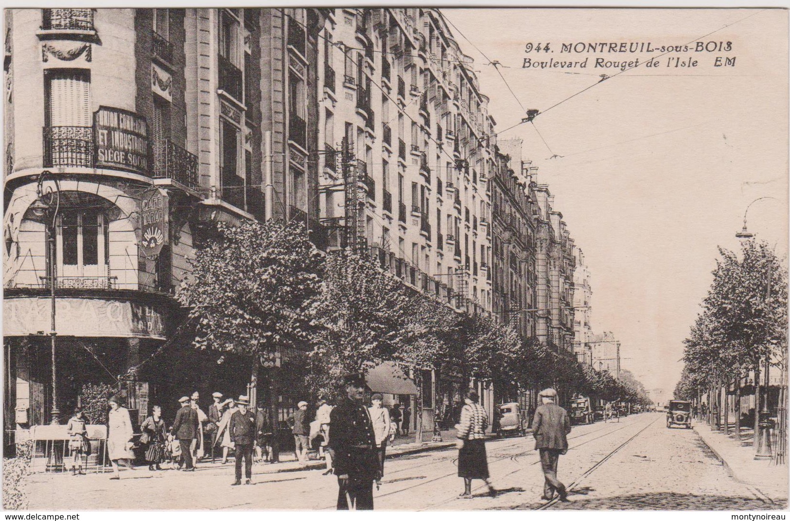 Seine Saint Denis : MONTREUIL  Sous  BOIS : Boulevard  Rouget De  L  Isle - Montfermeil