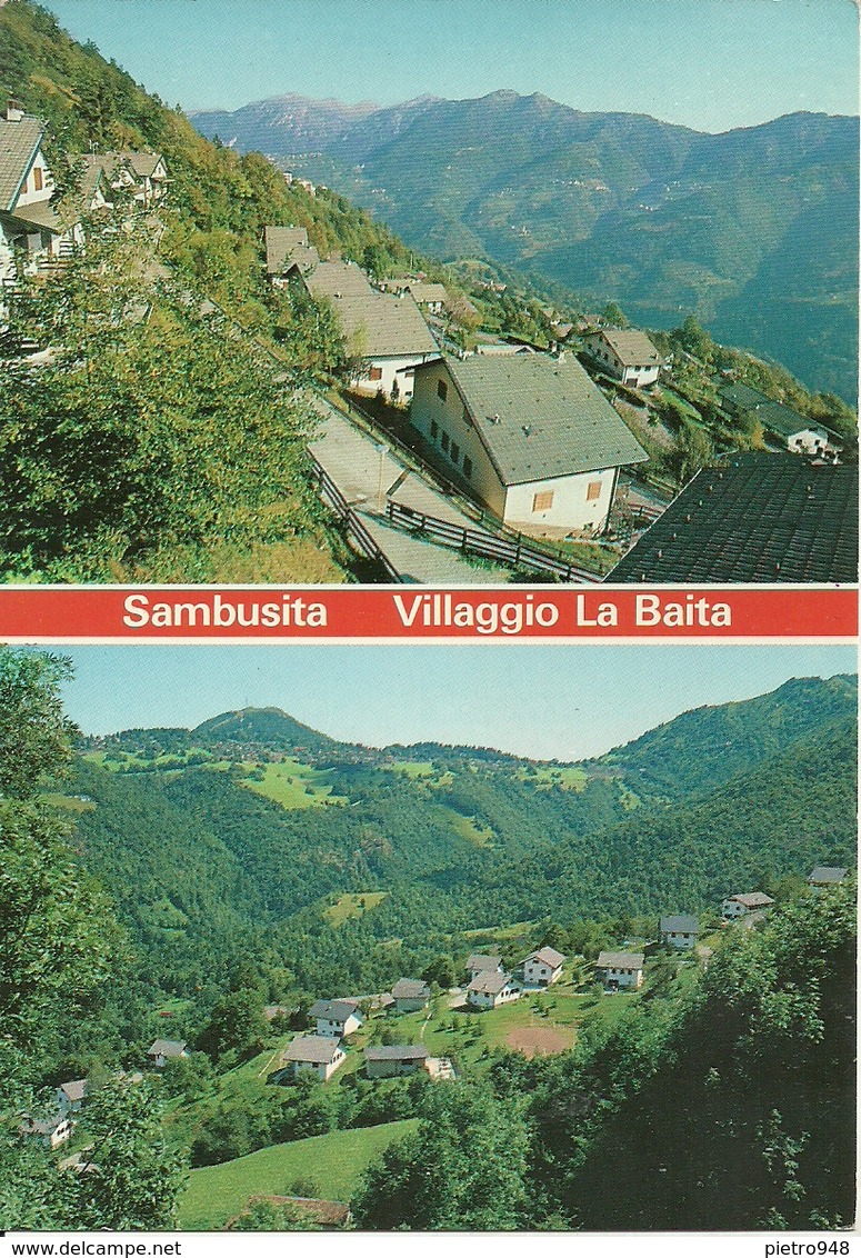 Sambusita Fraz. Di Algua (Bergamo) Valle Brembana, Vedute Del Villaggio "La Baita" - Bergamo