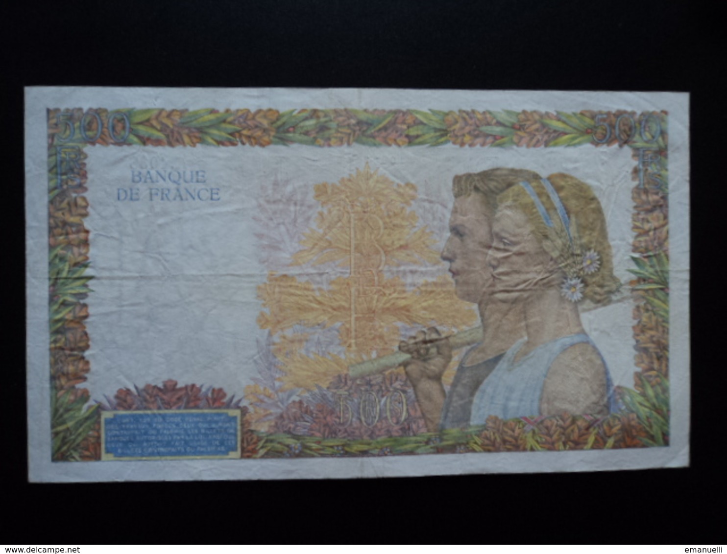 FRANCE : 500 FRANCS  20.11.1941   FAYETTE 32 / P 95b   TTB * - 500 F 1940-1944 ''La Paix''