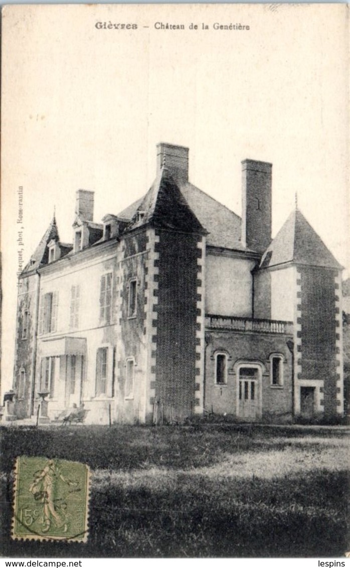 41 - GIEVRES --  Château De La Genetière - Other & Unclassified