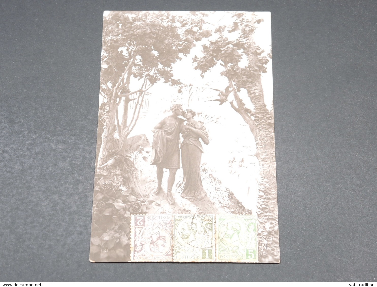 MONACO - Affranchissement Sur Carte Postale - L 19326 - Covers & Documents