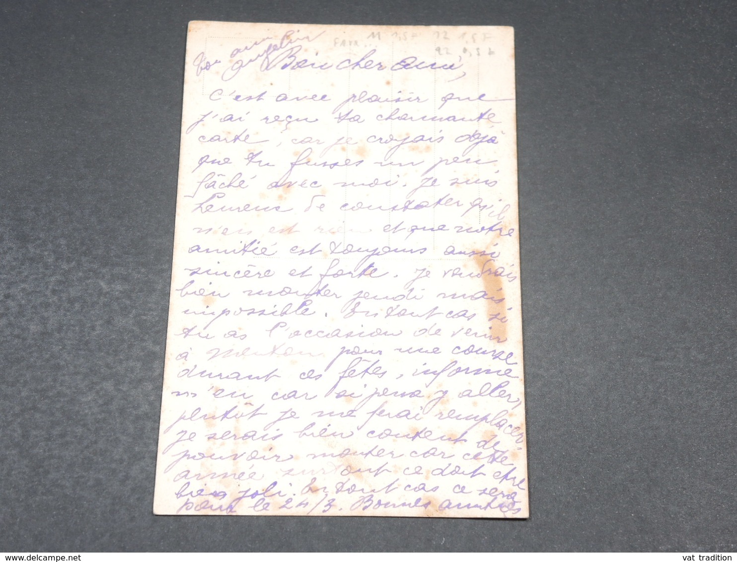 MONACO - Affranchissement Sur Carte Postale - L 19326 - Brieven En Documenten