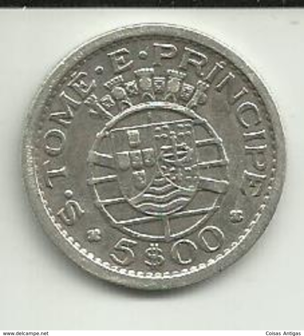 5 Escudos 1951 S. Tomé - São Tomé Und Príncipe