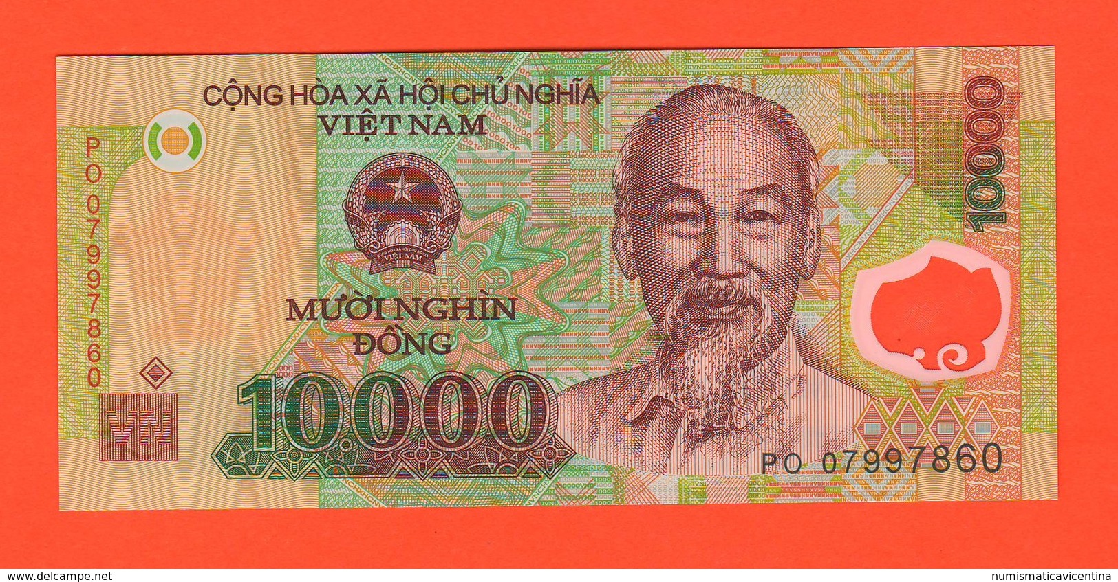 Vietnam Viêt-Nam 10000 Dong Polimero - Vietnam