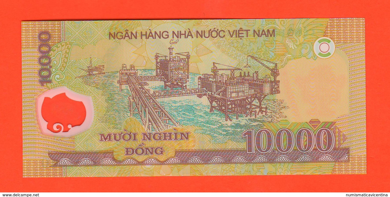 Vietnam Viêt-Nam 10000 Dong Polimero - Vietnam