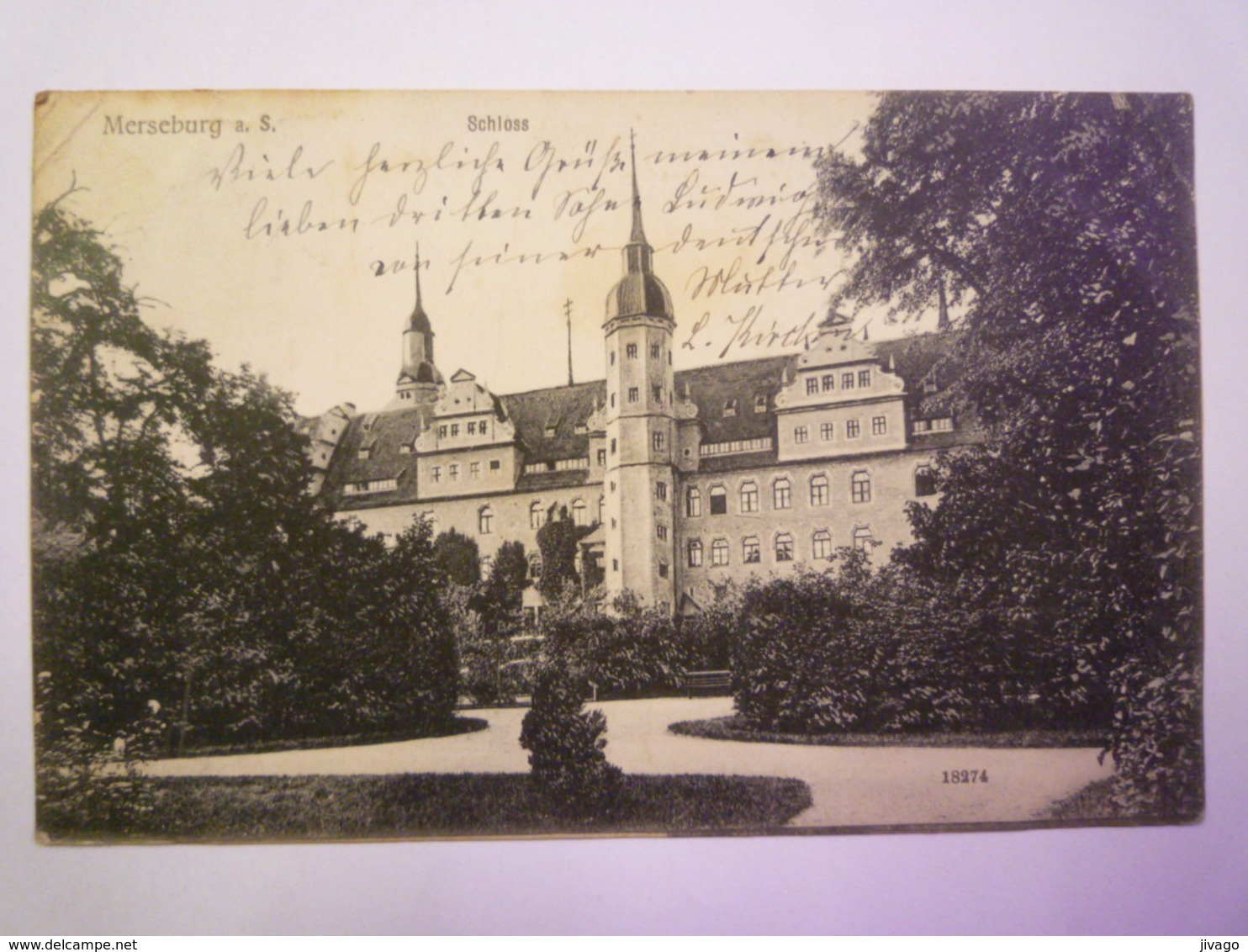 MERSEBURG  A. S.  :  SCHLOSS   1907    - Merseburg