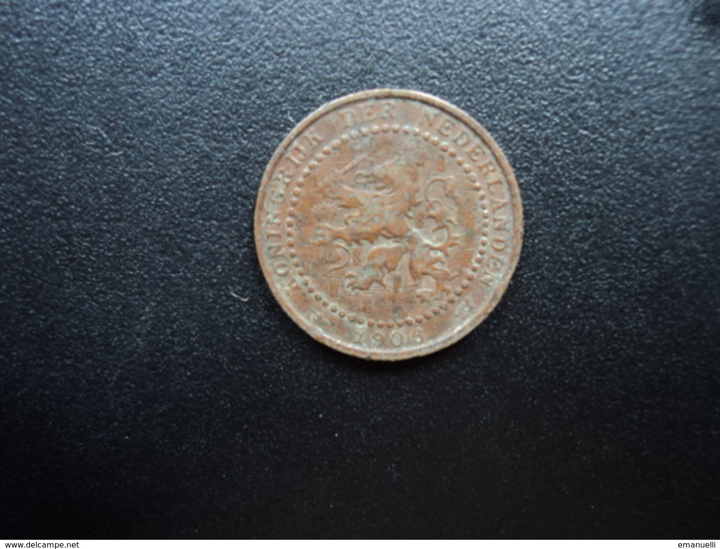 PAYS BAS : 1 CENT  1906   KM 132.1    TTB - 1 Cent