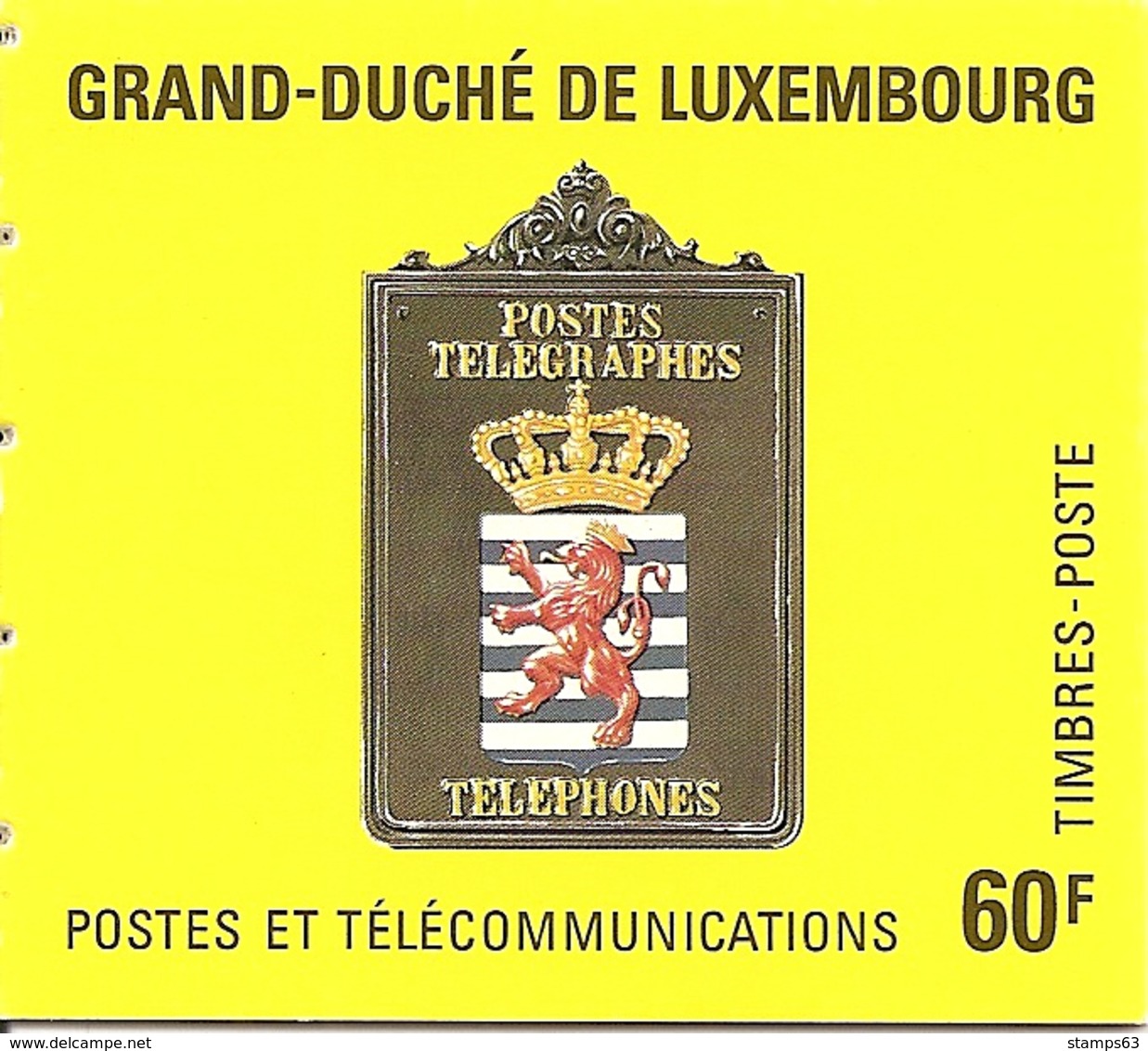 LUXEMBURG, 1991, Booklet 9, Historical Post And Telephone Equipment - Booklets