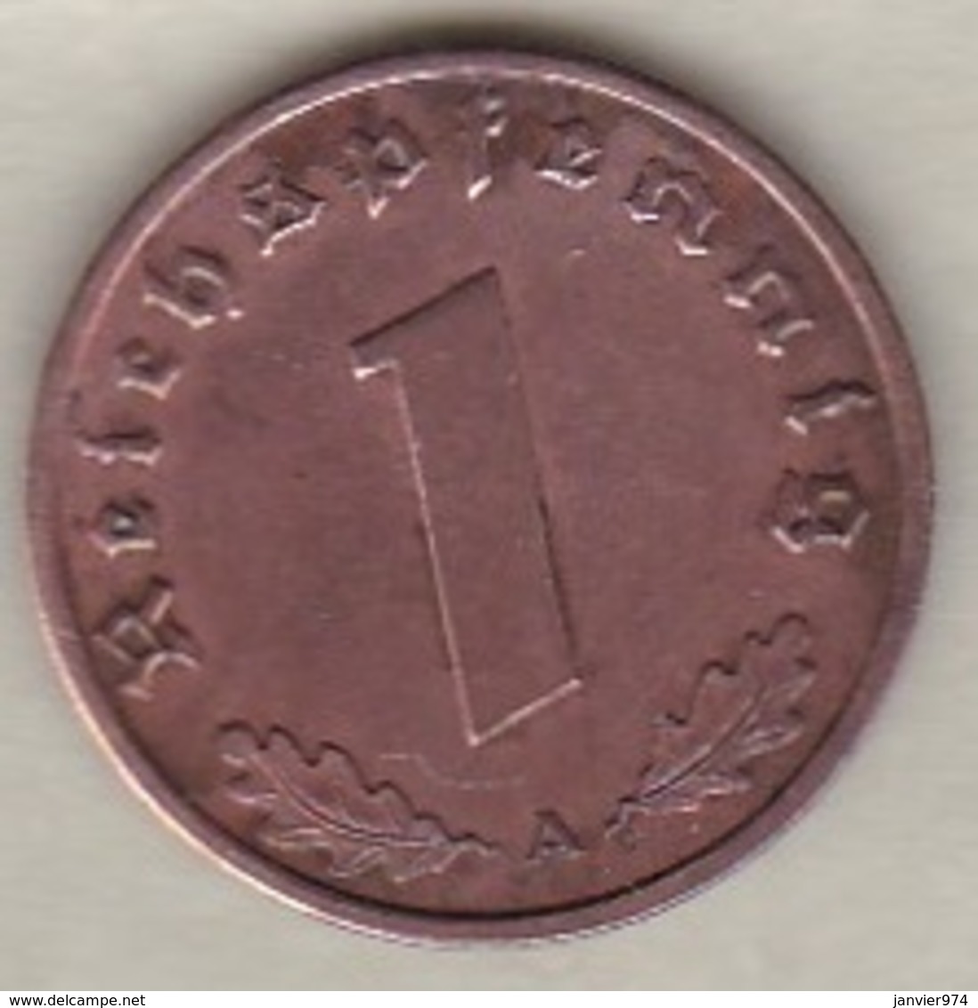 1 Reichspfennig 1940 A (BERLIN) . Bronze - 1 Reichspfennig