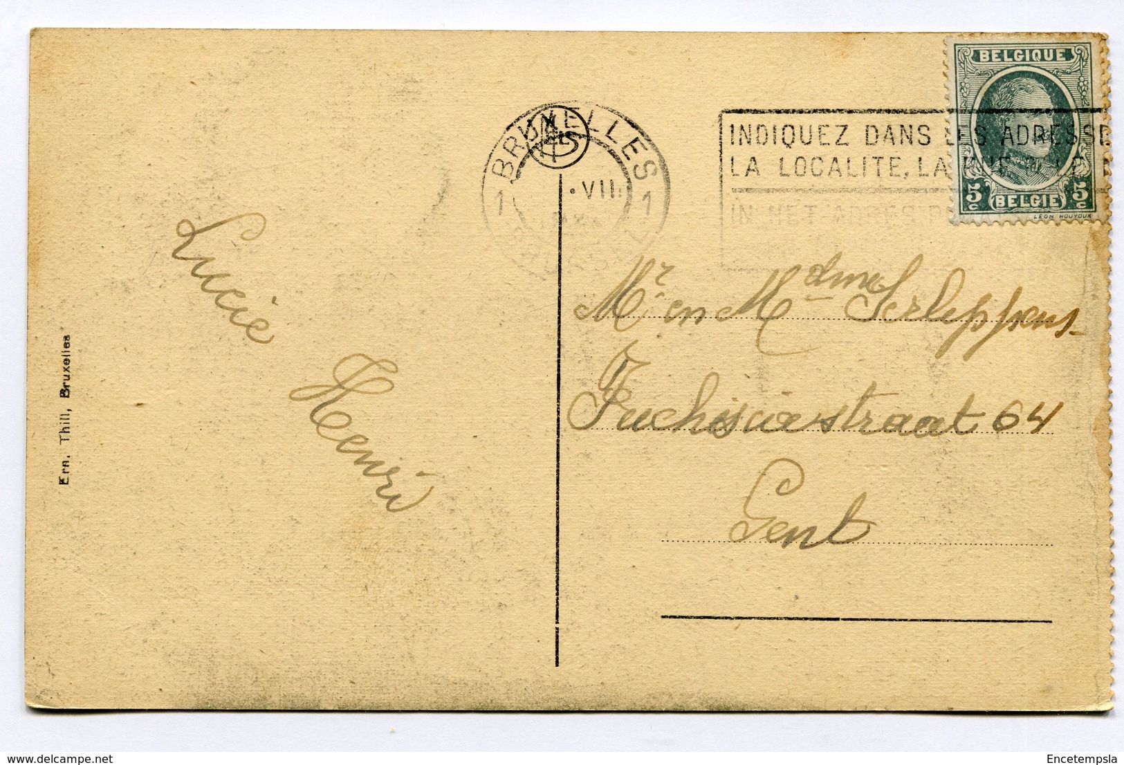 CPA - Carte Postale - Belgique - Bruxelles - Palais De Justice - 1926 (CP3644) - Places, Squares