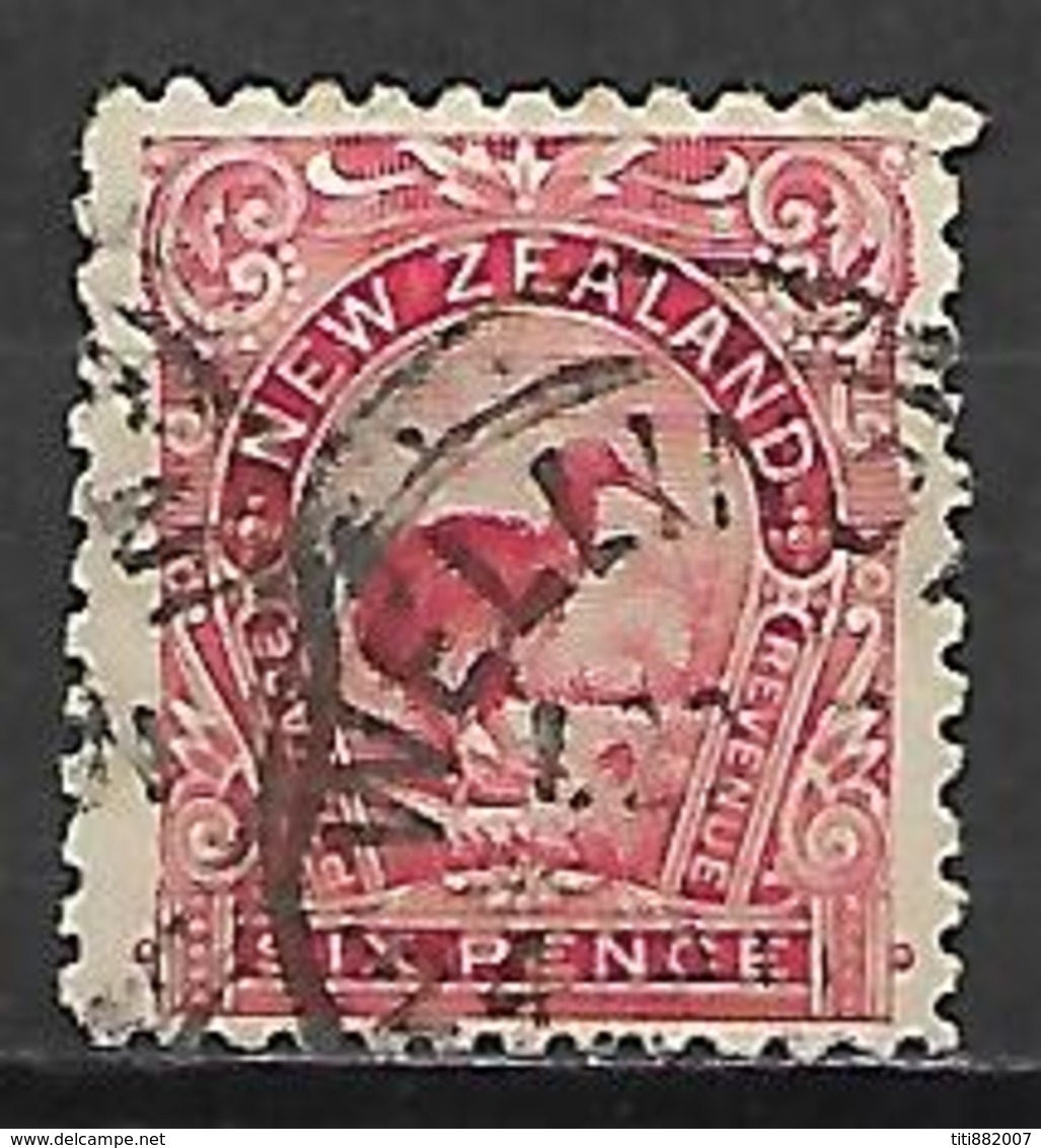 NOUVELLE  ZELANDE   -  1899.  Y&T N° 86 Oblitéré.   Oiseau  /  Kiwi - Used Stamps