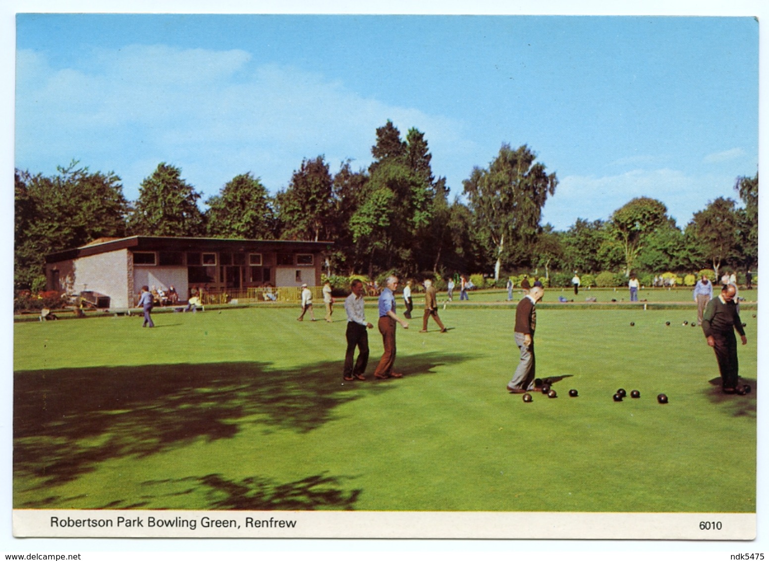 RENFREW : ROBERTSON PARK BOWLING GREEN (10 X 15cms Approx.) - Renfrewshire