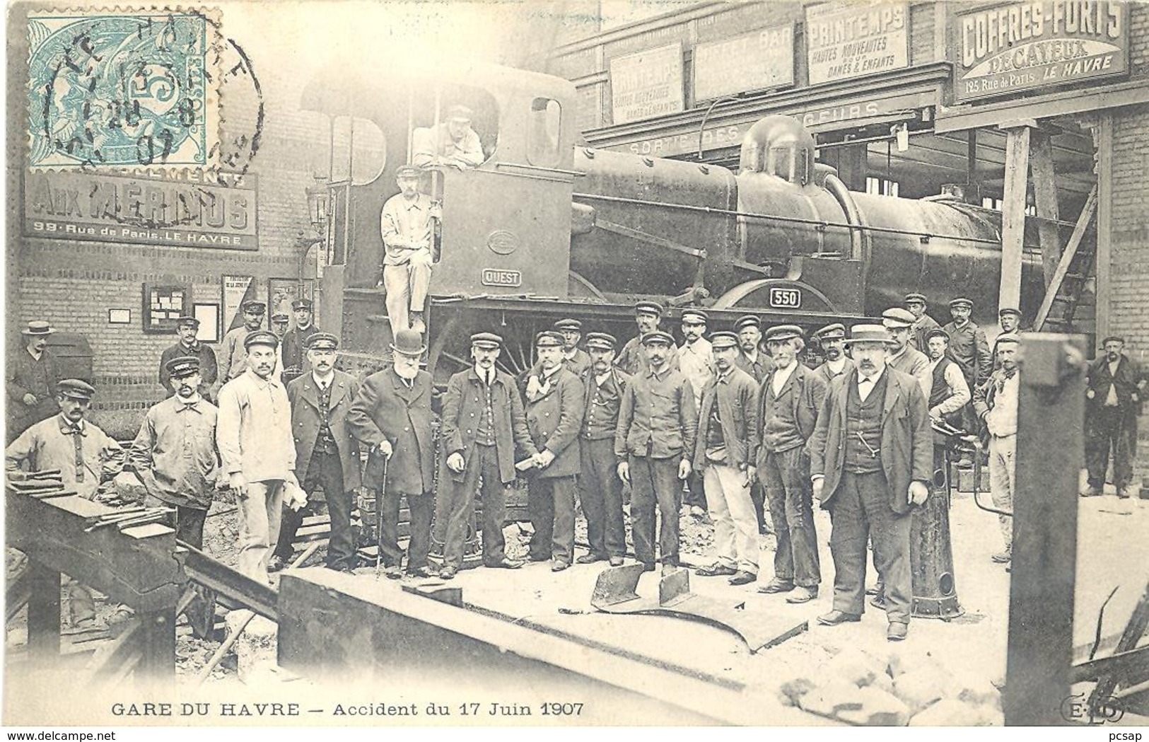 Gare Du Havre - Accident Du 17 Juin 1907 - Gare