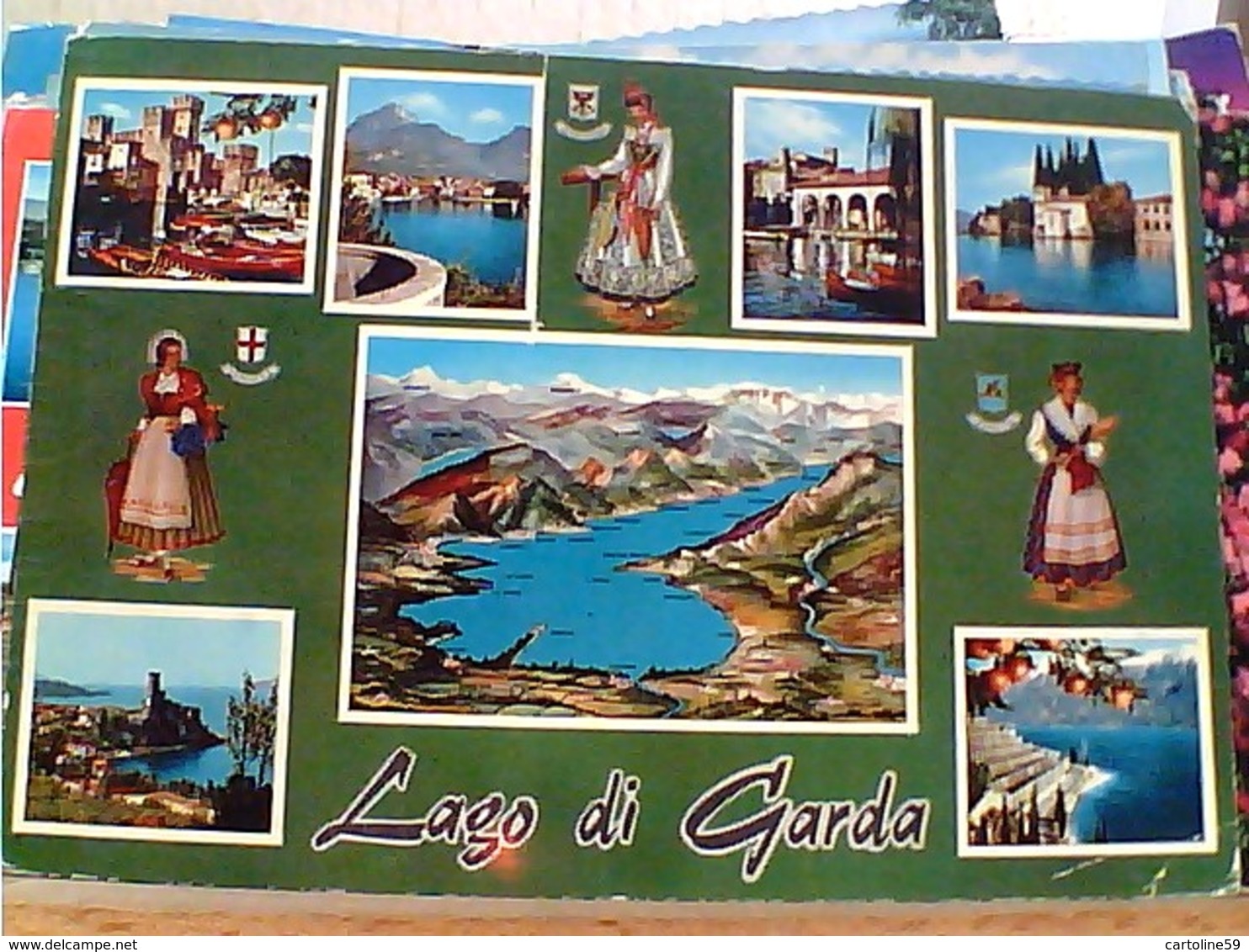 31 CARD LAGO DI GARDA SIRMIONE GARGNANO SALO ISOLA E MANRBA DESENZANO GARDONE MADERNO GARDESANA LIMONE VBN1960/87 GS1619