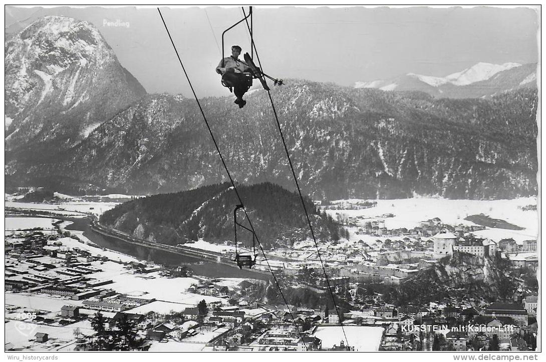 AK 0925  Kufstein Mit Kaiserlift - Verlag Gründler Ca. Um 1960 - Kufstein