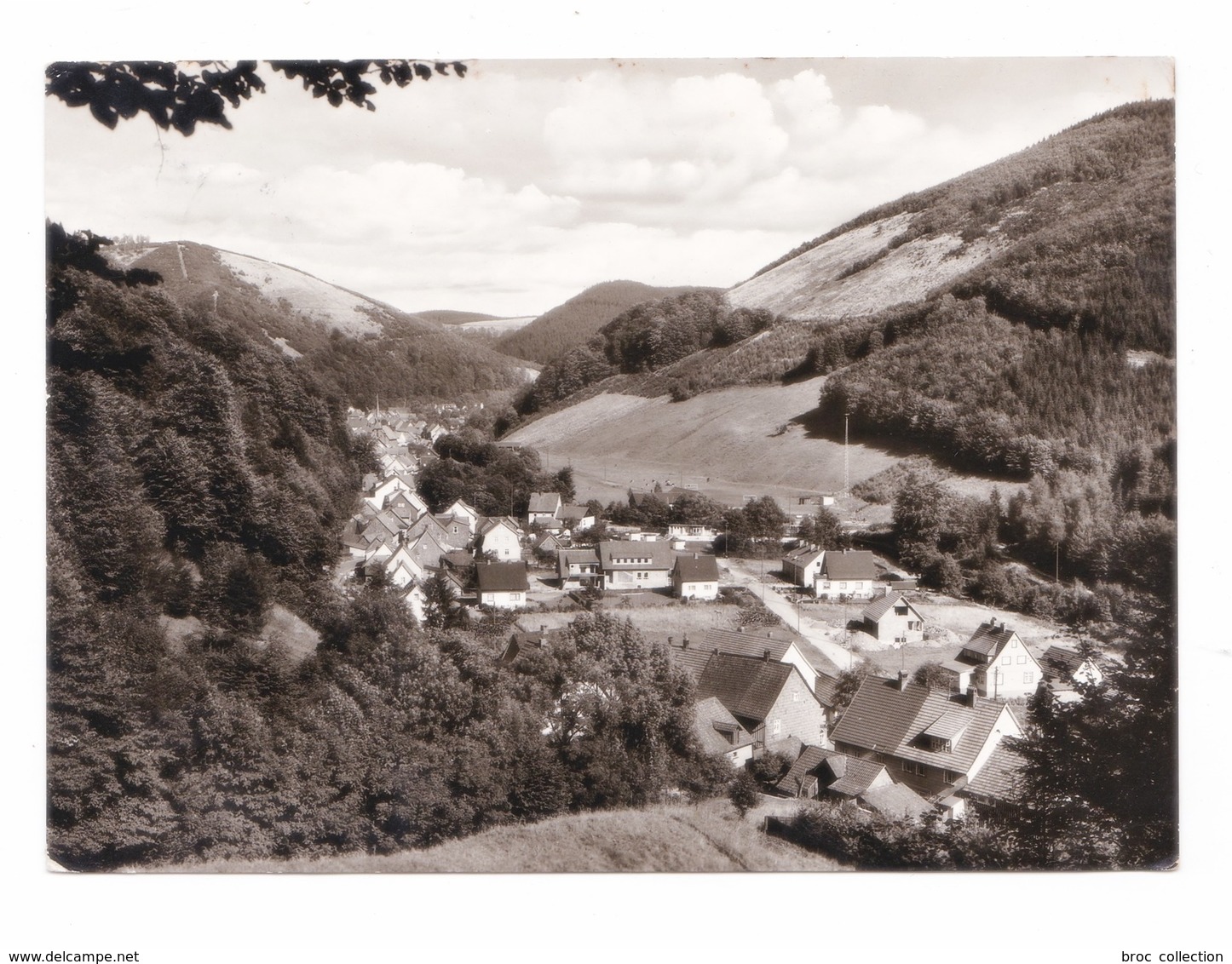 Höhenluftkurort Sieber / Südharz Unterer Sieberblick, 1967, Lederbogen Nr 3421 - Oberharz