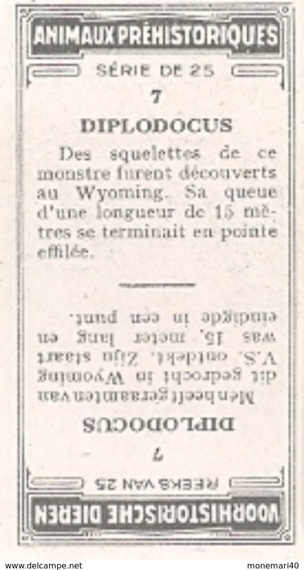 ANIMAUX PRÉHISTORIQUES - (Caramels et toffées DEMARET) - 25 animaux.