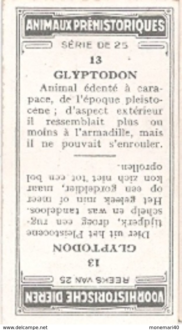 ANIMAUX PRÉHISTORIQUES - (Caramels et toffées DEMARET) - 25 animaux.