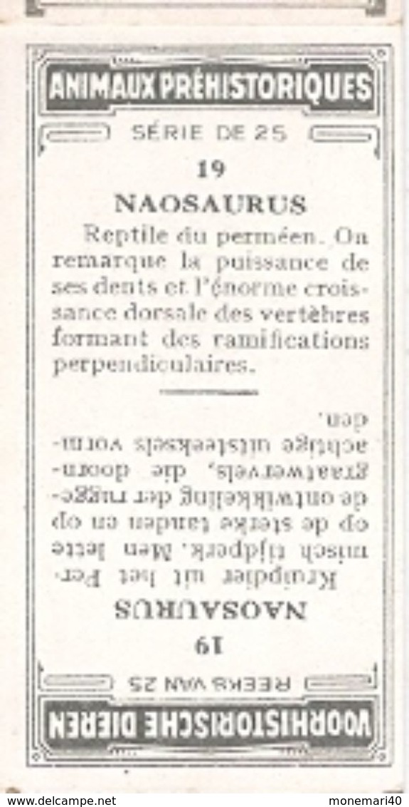 ANIMAUX PRÉHISTORIQUES - (Caramels et toffées DEMARET) - 25 animaux.