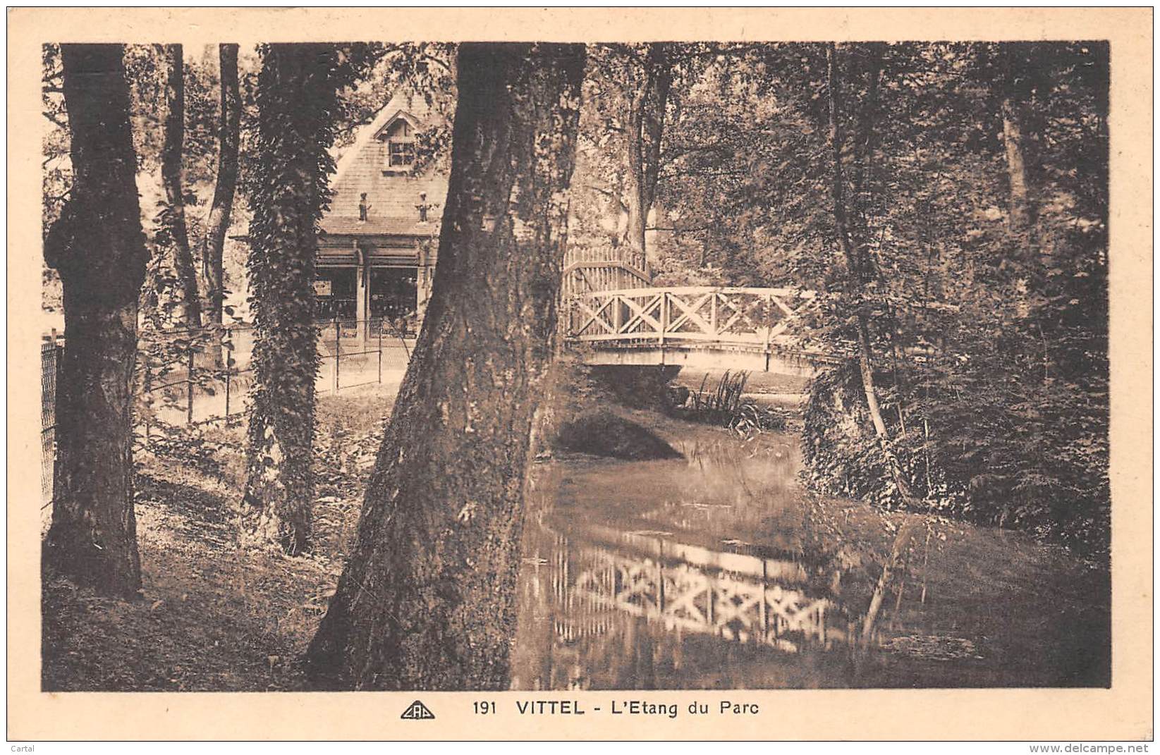 88 - VITTEL - L'Etang Du Parc - Contrexeville