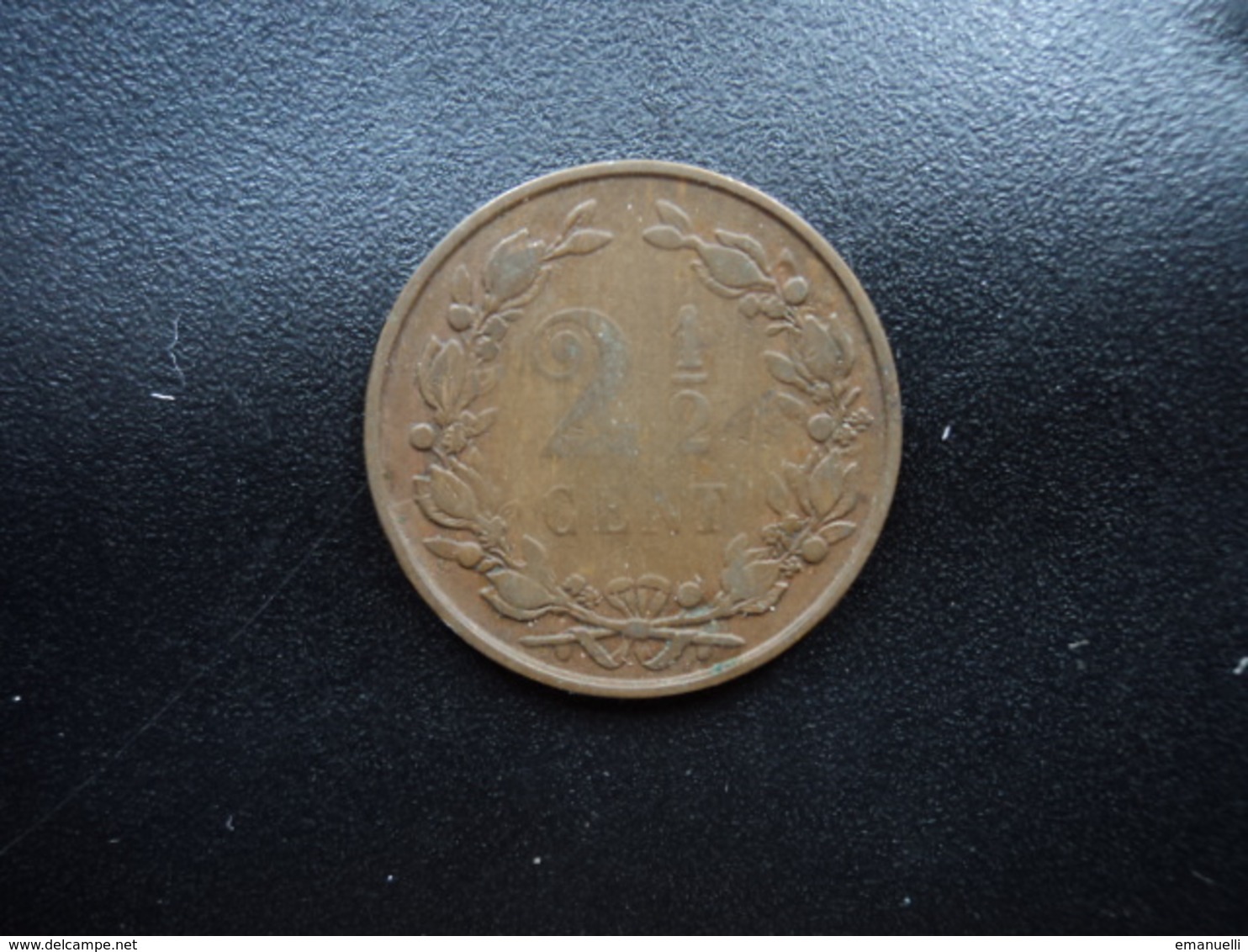 PAYS BAS : 2 1/2 CENTS  1881   KM 108   TTB / TB+ * - 1849-1890 : Willem III