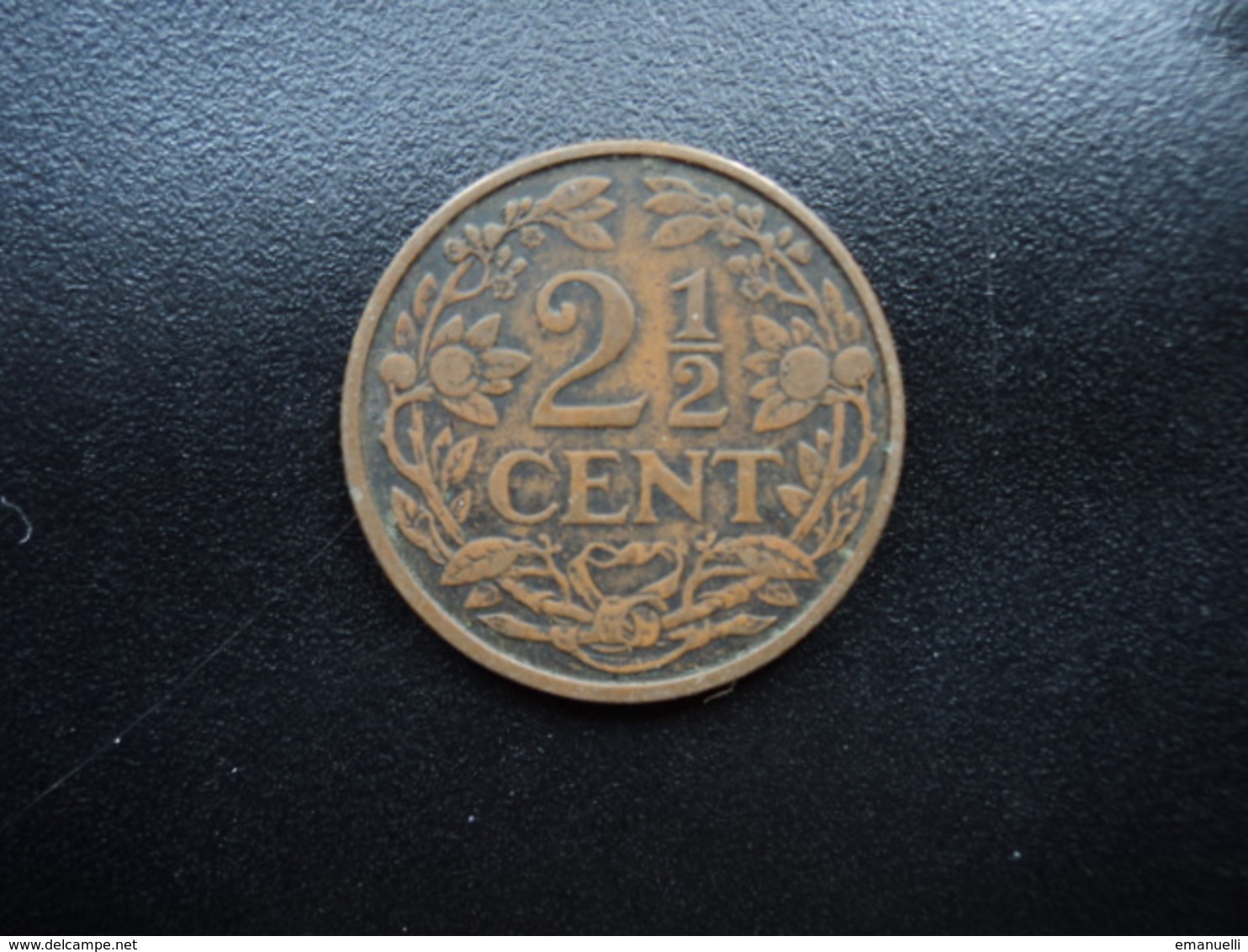 PAYS BAS : 2 1/2 CENTS  1913   KM 150     TTB - 2.5 Cent