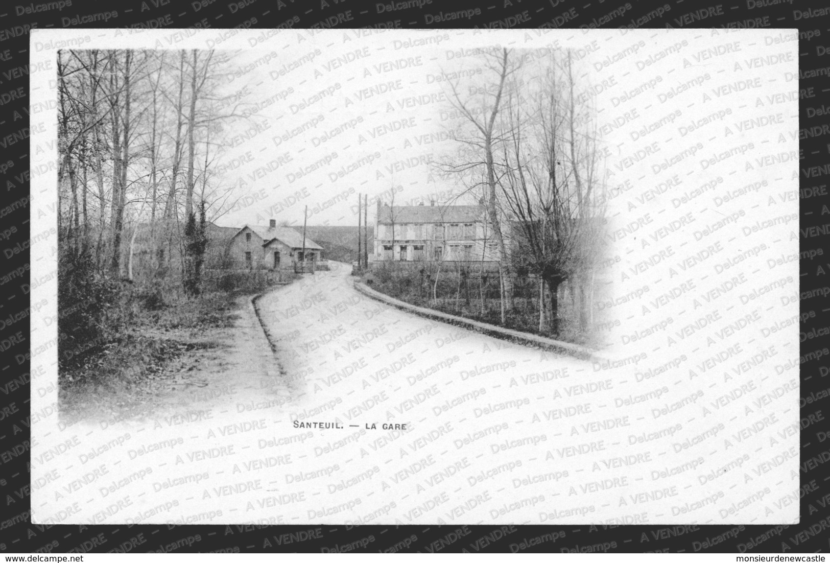 Santeuil – La Gare (Éd. A. Breger Frères, Paris – Voir Dos). Précurseur. TTBE!! - Santeuil