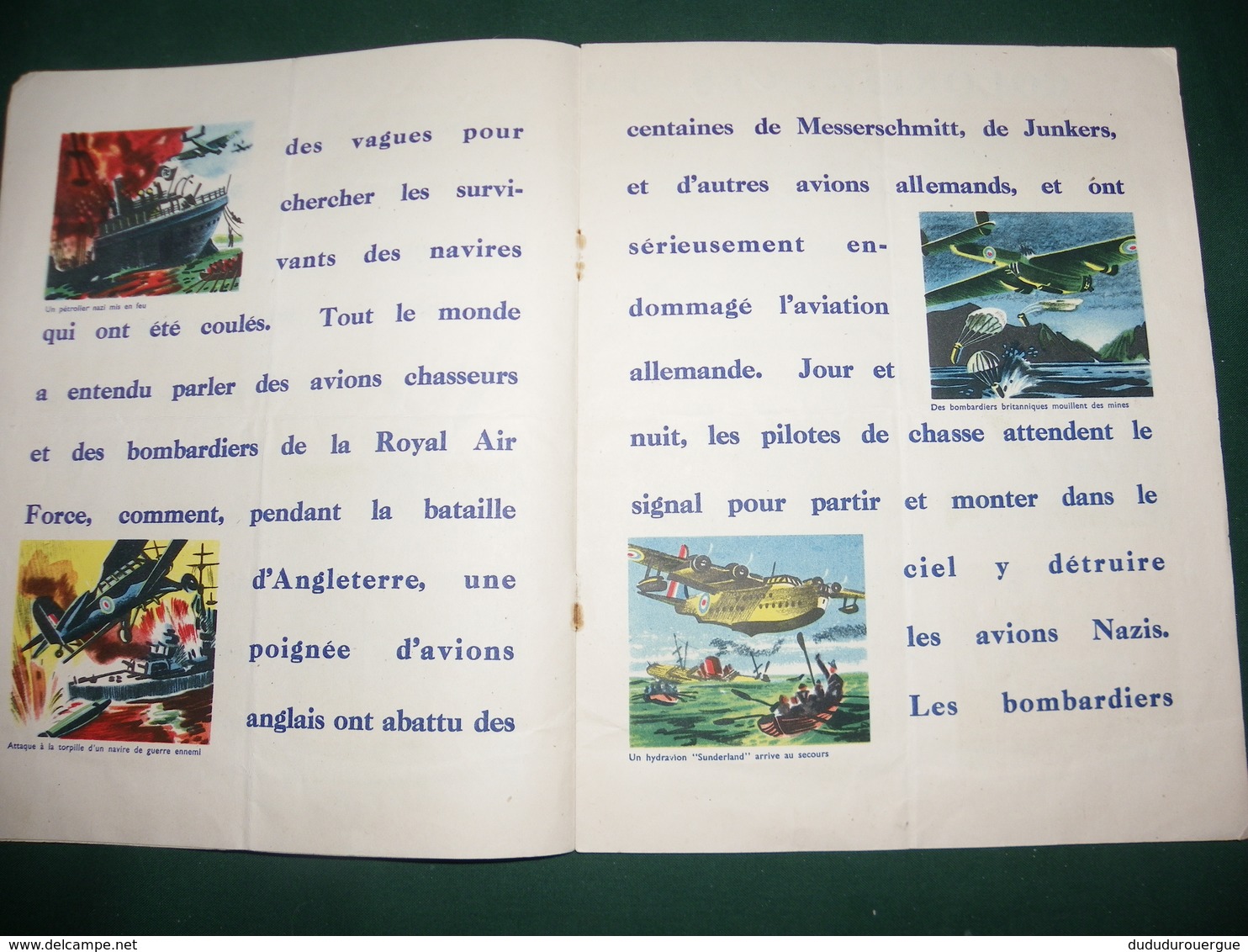 L AVIATION ANGLAISE , PUBLICATION DU BUREAU D INFORMATION ALLIE - Andere & Zonder Classificatie