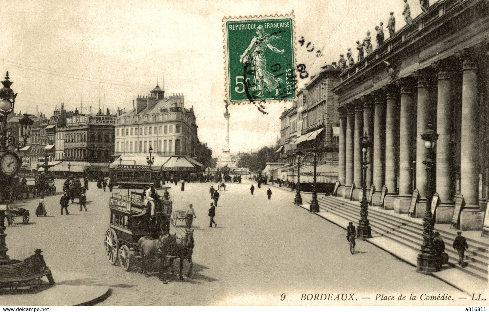 BORDEAUX  PLACE DE LA COMEDIE - Bordeaux