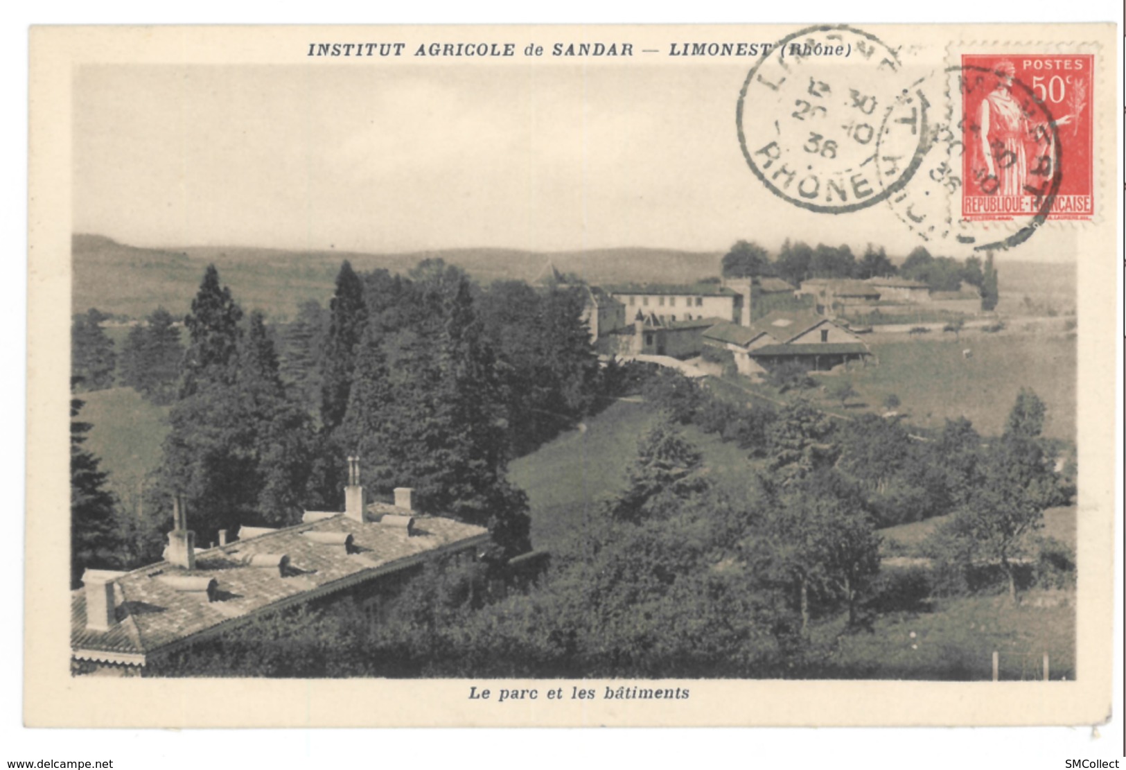 69 Limonest. Institut Agricole De Sandar. Le Parc Et Les Batiments (3511) - Limonest