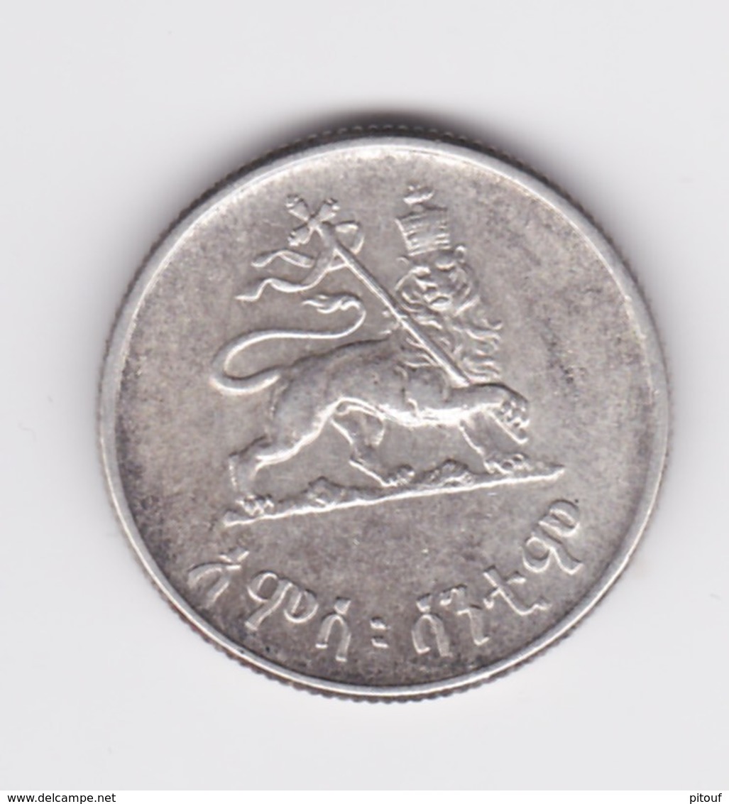 50 Cents 1936 Hailé Sélassié Argent  TTB - Ethiopie