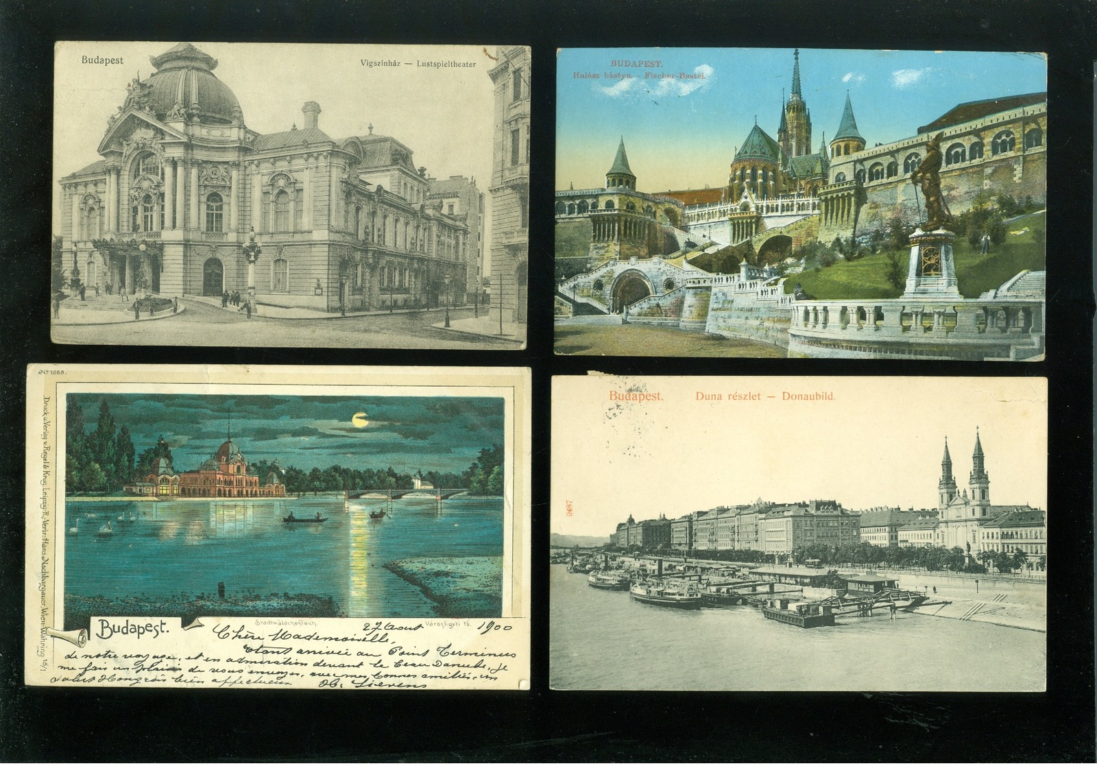 Beau lot de 32 cartes postales d' Hongrie        Mooi lot van 32 postkaarten van Hongarije - 32 scans
