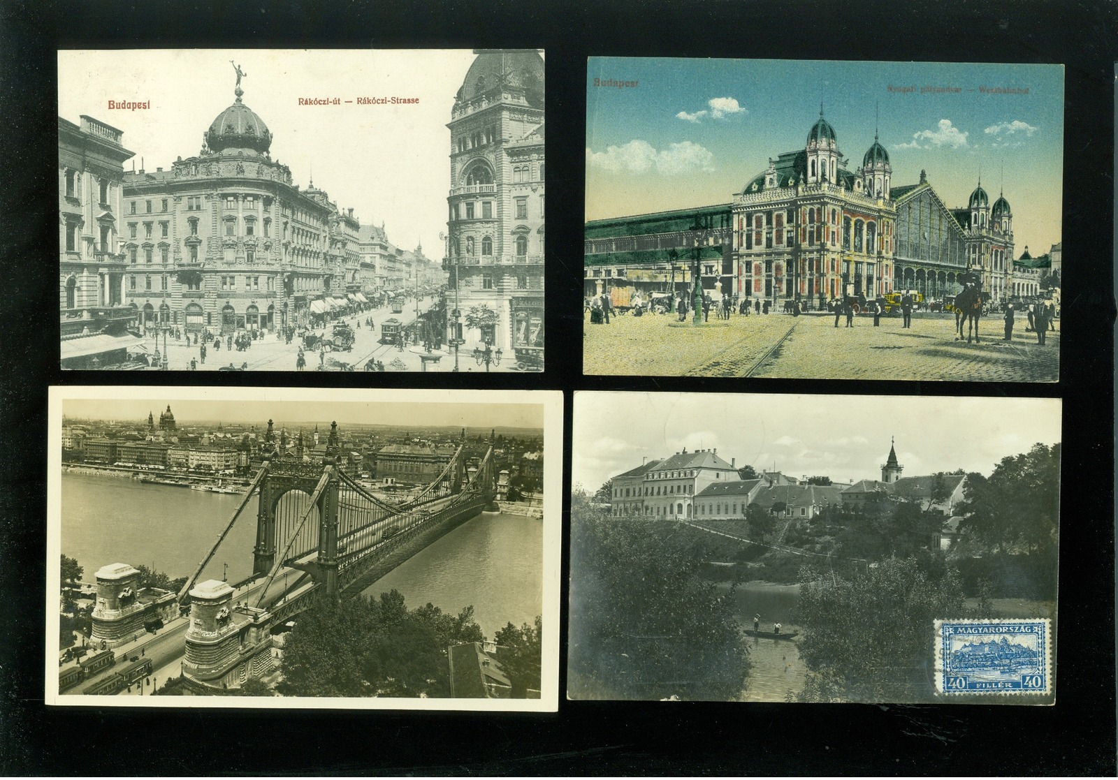 Beau lot de 32 cartes postales d' Hongrie        Mooi lot van 32 postkaarten van Hongarije - 32 scans