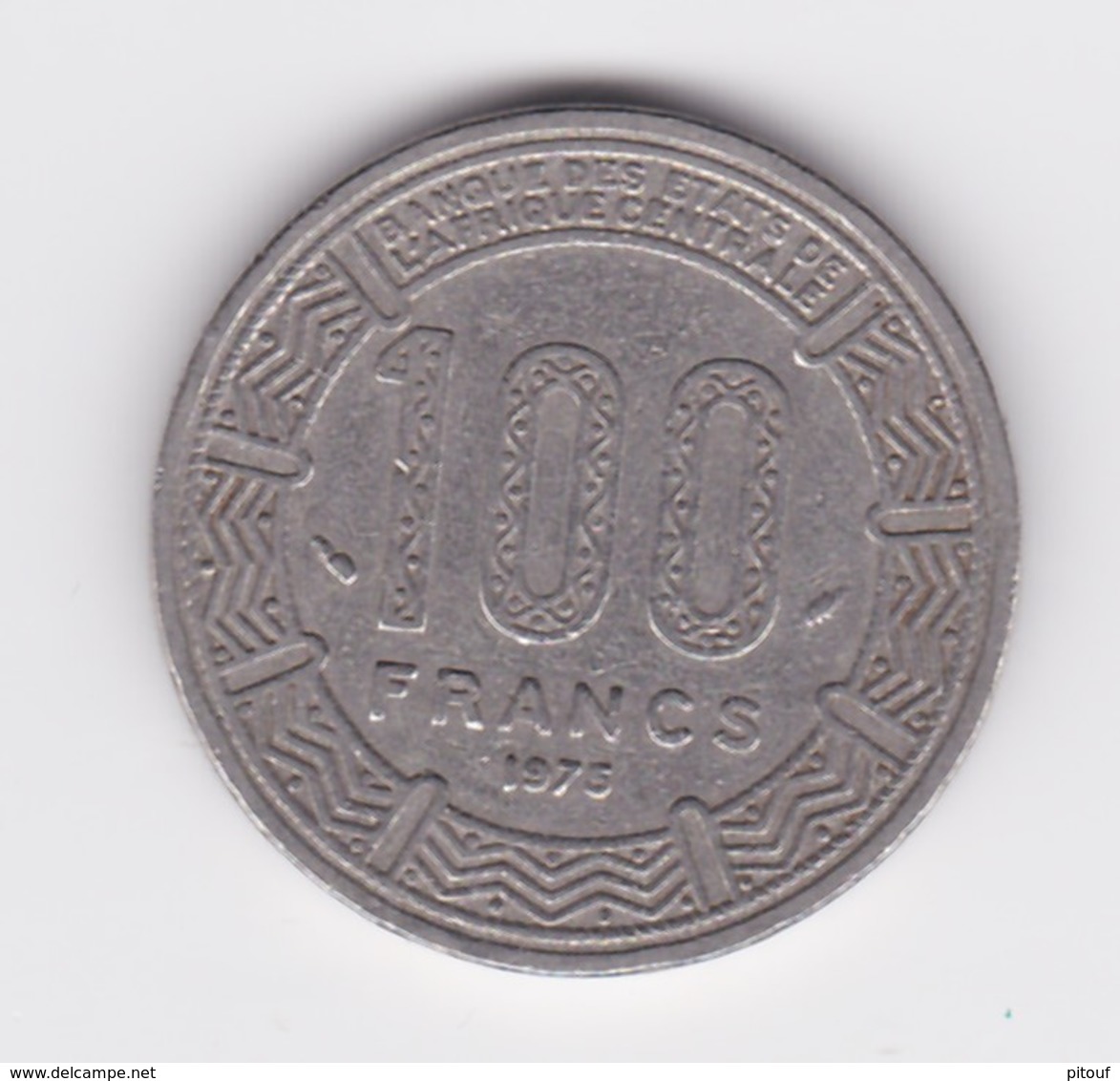 100 Francs 1975 TTB  République Gabonaise  Peu Courante - Gabun