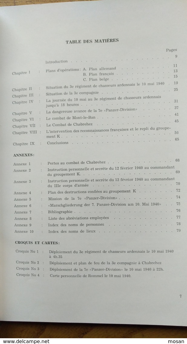 Le Combat De Chabrehez. Chasseurs Ardennais. Rommel, Ourthe, Houffalize, Vielsalm, Grand-Halleux... Militaria - Guerre 1939-45