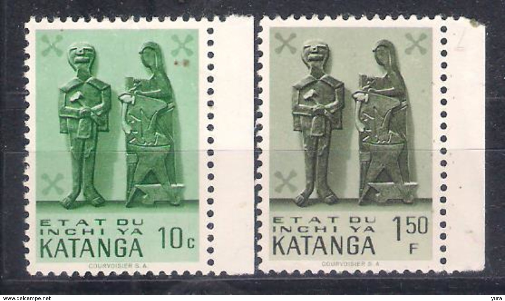 Katanga 1961 Sc Nr 52,55   MNH   (a2p10) - Katanga