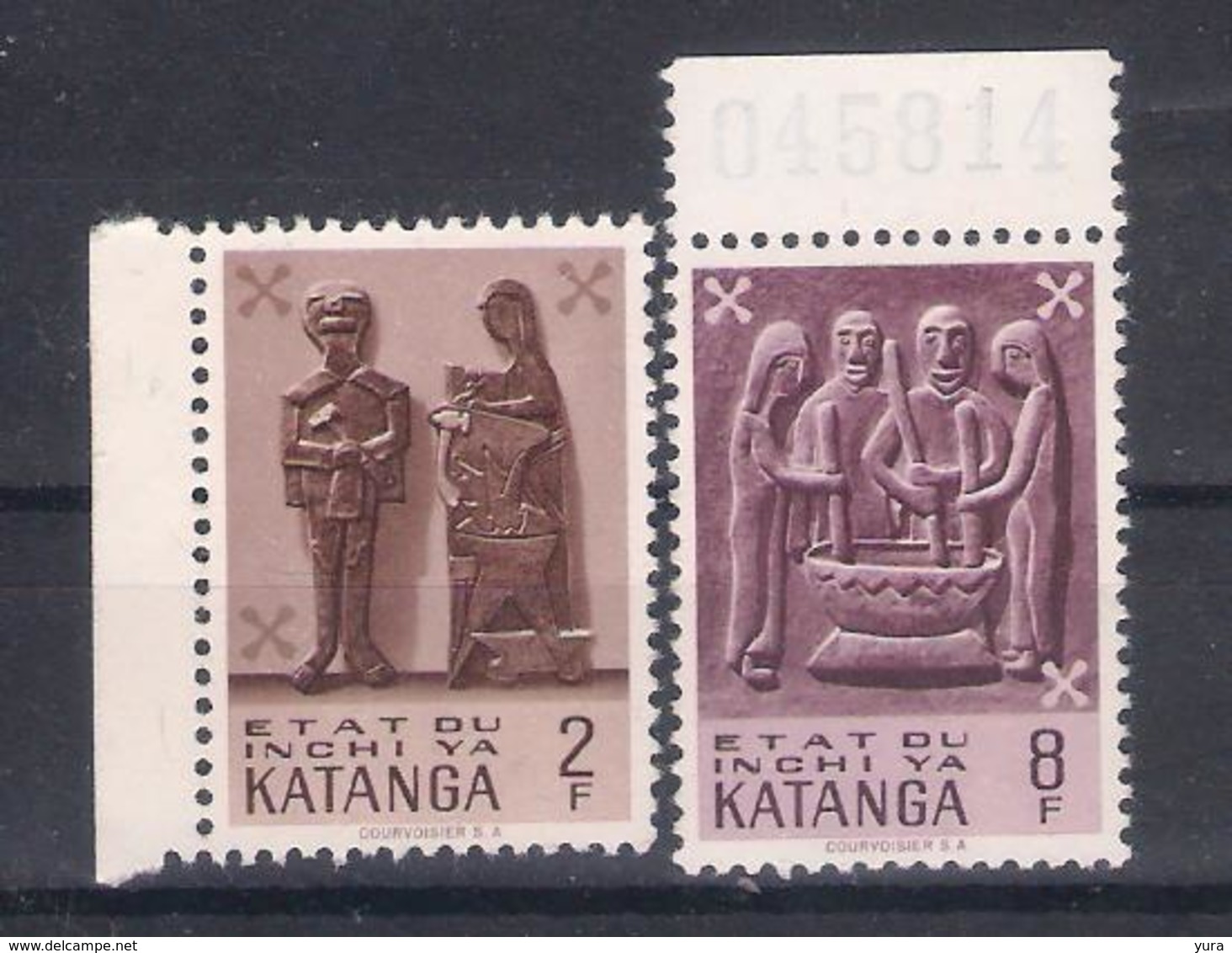 Katanga 1961 Sc Nr  56,61  MNH  (a2p10) - Katanga