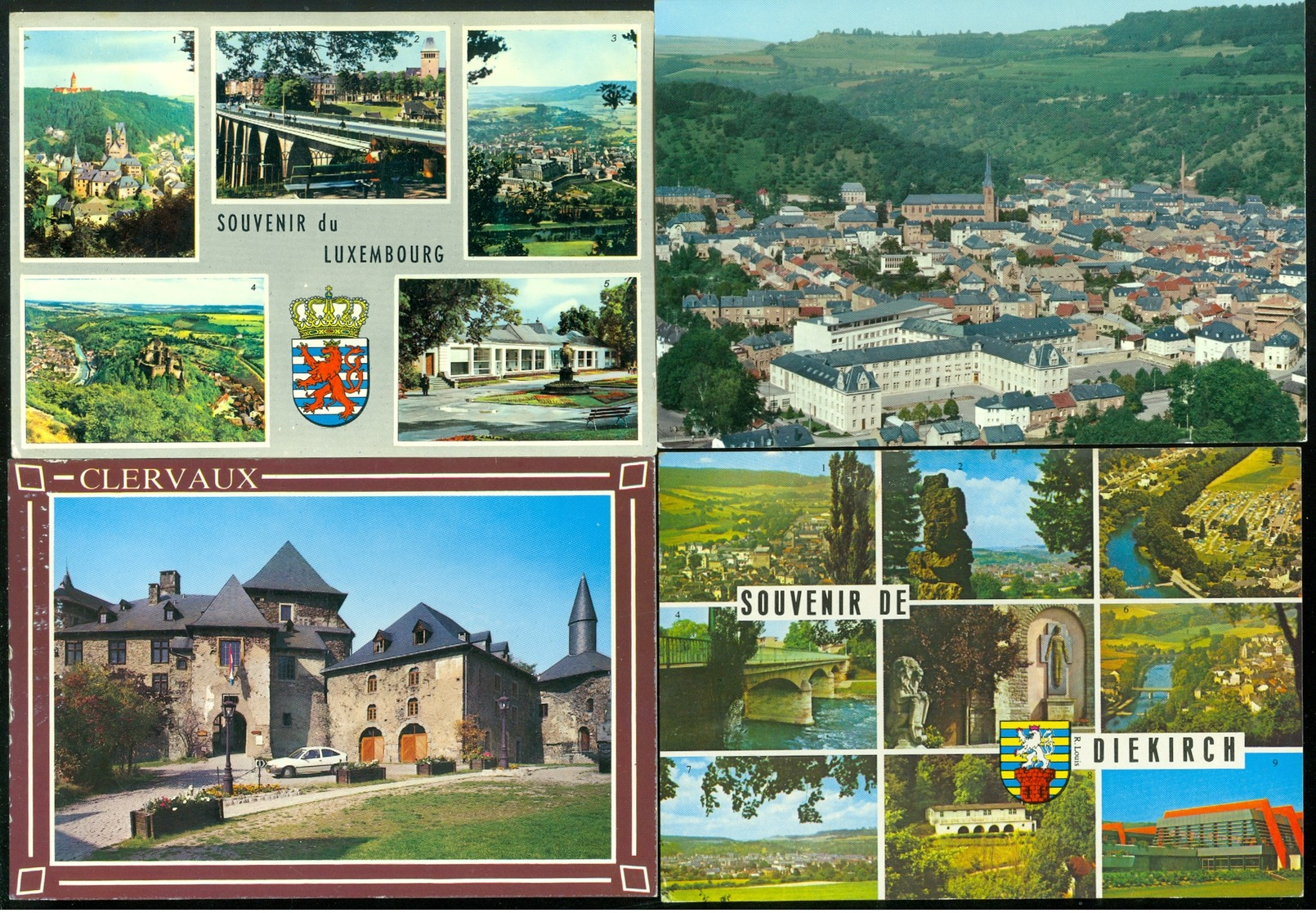 Beau Lot De 60 Cartes Postales Semi Modernes Grand - Duché De Luxembourg  Mooi Lot Van 60 Postkaarten Gr. Form.Luxemburg - 5 - 99 Cartes