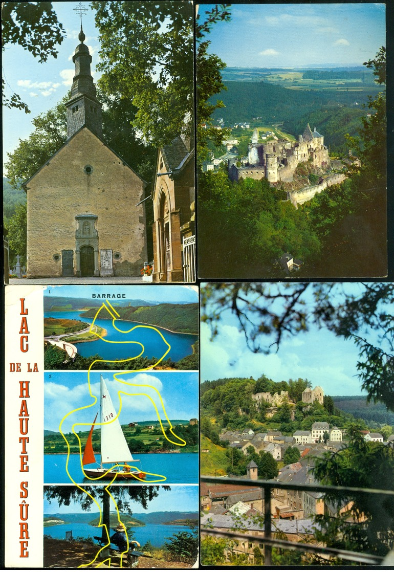 Beau lot de 60 cartes postales semi modernes Grand - Duché de Luxembourg  Mooi lot van 60 postkaarten gr. form.Luxemburg