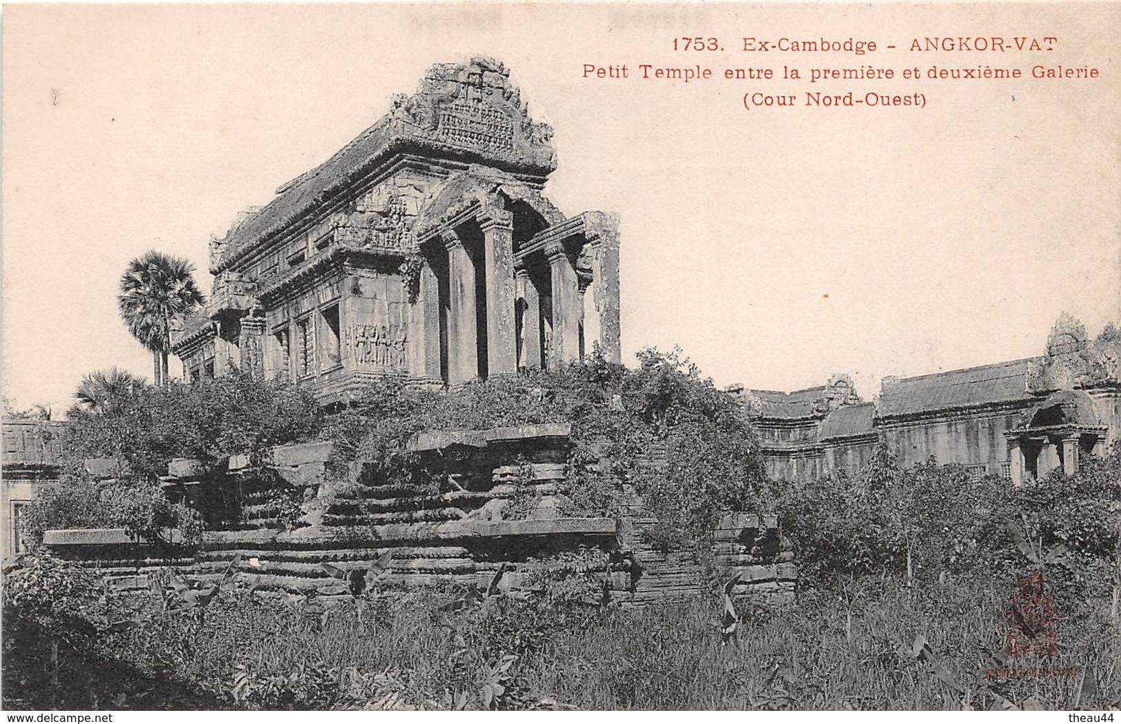 ¤¤  -  EX-CAMBODGE   -   ANGKOR-VAT  -  Petit Temple Entre La 1ere Et La 2eme Galerie         -   ¤¤ - Camboya