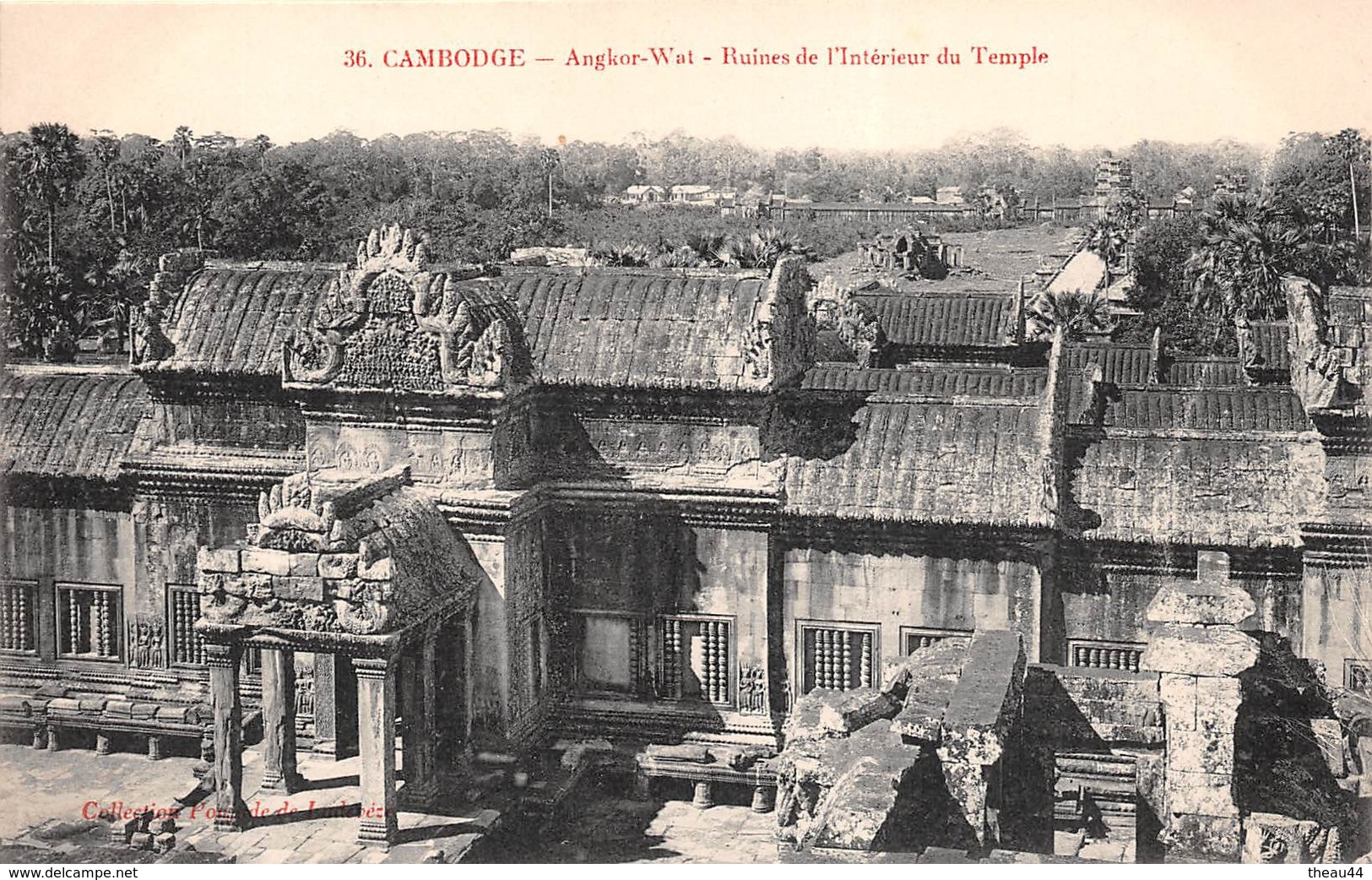 ¤¤  -  CAMBODGE   -   ANGKOR-VAT  -  Ruines De L'Intérieur Du Temple         -   ¤¤ - Kambodscha