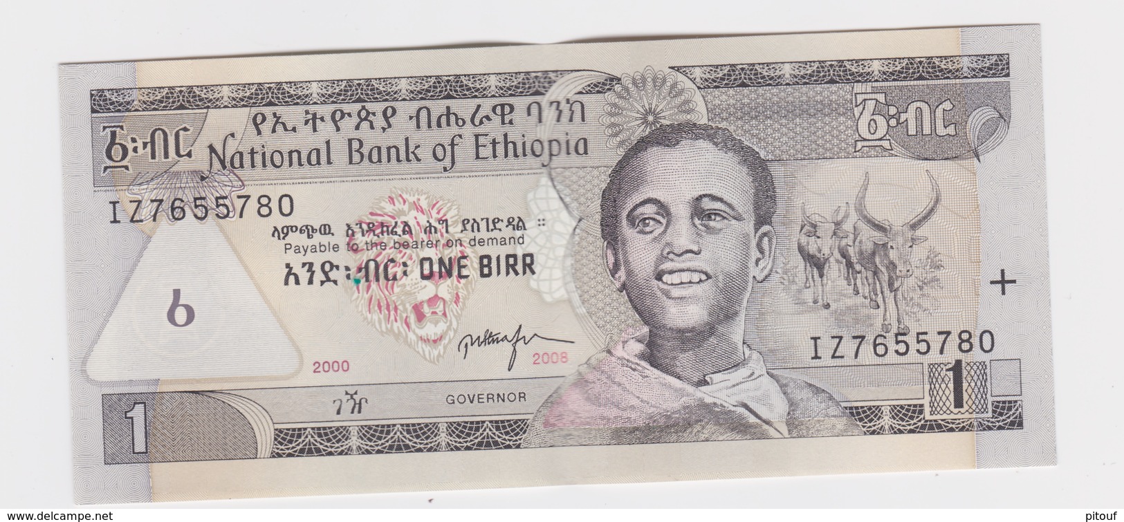 1 Birr 2008   Etat Neuf - Ethiopie